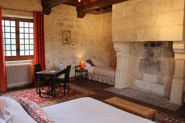 Bed and Breakfast Manoir De La Guerie Ablon Zimmer foto