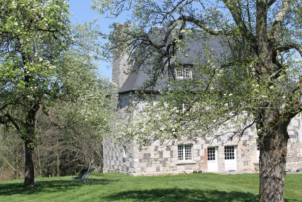 Bed and Breakfast Manoir De La Guerie Ablon Exterior foto