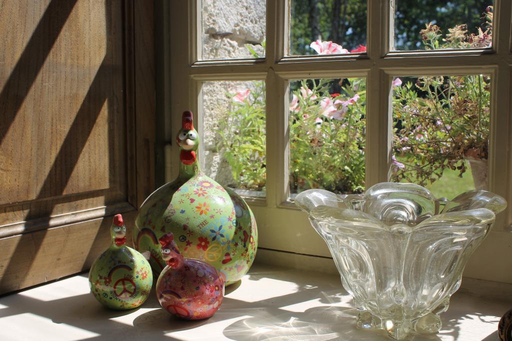 Bed and Breakfast Manoir De La Guerie Ablon Exterior foto